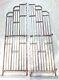 151 X 45 Cm Paire D'anciennes Grilles Décoratives Art Deco, En Metal