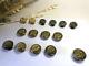 15 Boutons De Tiroirs / Placards Dorés 4 Design Différents Style Louis Xvi