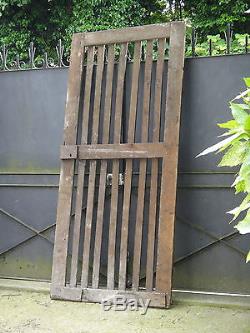 209 X 94 cm Ancienne porte de grenier, ferme, bois