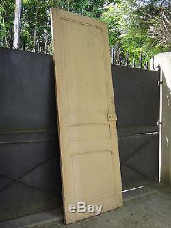 238 X 83 cm Ancienne grande porte intérieure en bois