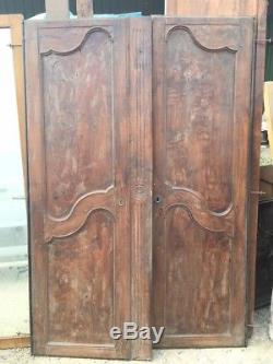 2 portes en bois Portes de placard encastré Portes Anciennes Art Déco