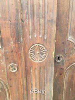 2 portes en bois Portes de placard encastré Portes Anciennes Art Déco