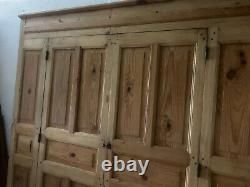 2m Façade de Placard Porte Ancienne Rangement Armoire Dressing Château XIXeme