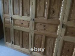 2m Façade de Placard Porte Ancienne Rangement Armoire Dressing Château XIXeme