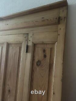 2m Façade de Placard Porte Ancienne Rangement Armoire Dressing Château XIXeme