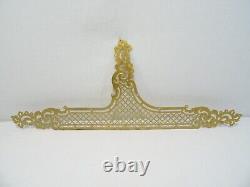 4 Ancienne Grande Plaque De Proprete De Porte En Laiton Cisele Louis XV XIX Eme