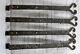 4 Ancienne Penture Charniere Gond Moustache Porte Volet Fer Forgé Xviii Siecle