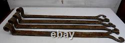 4 ancienne penture charniere gond moustache porte volet fer forgé XVIII siecle