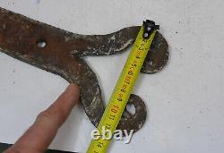 4 ancienne penture charniere gond moustache porte volet fer forgé XVIII siecle