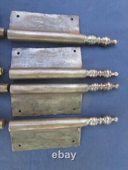 4 fiches à larder complète fer forgé ancienne Louis XV ht 32 cm