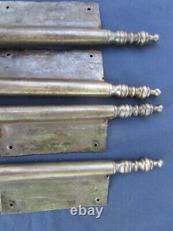 4 fiches à larder complète fer forgé ancienne Louis XV ht 32 cm