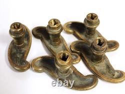 5 bouton de porte en bronze Art nouveau, 1920 Poignée de fabrication Allemande