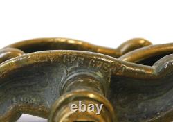 5 bouton de porte en bronze Art nouveau, 1920 Poignée de fabrication Allemande