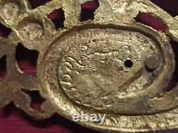 5 garnitures d'ornements ancien pour meuble en bronze doré
