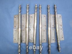 6 grosses fiches à larder complète fer forgé ancienne Louis XV ht 30,5 à 31,5 cm