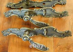 7X7mm Vintage, Lot de 7 Paire de Poignée Béquille en Bronze, Style Louis XV