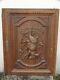 - Ancienne Porte Chene Massif Decor Scene De Chasse En Epaisseur Lievre