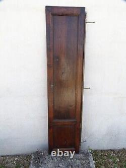- ANCIENNE PORTE NOYER MASSIF XVIIIe PLACARD CACHER COMPTEUR EDF OU AUTRE DECO