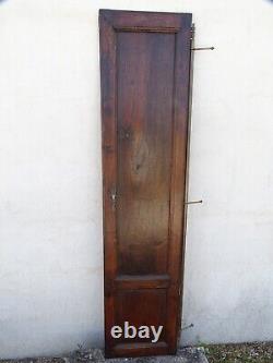 - ANCIENNE PORTE NOYER MASSIF XVIIIe PLACARD CACHER COMPTEUR EDF OU AUTRE DECO