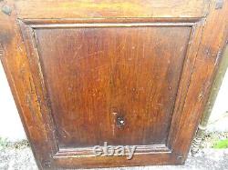 - ANCIENNE PORTE NOYER MASSIF XVIIIe PLACARD CACHER COMPTEUR EDF OU AUTRE DECO