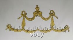 Accroche Torchons Ou Serviettes En Bronze De Style Louis XVI Au Dais Drapé