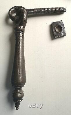 Ancien Grand Heurtoir Marteau de Porte Fonte Antique Iron cast door knocker