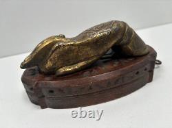 Ancien Heurtoir de Porte en Bronze Maroc ou Algérie XIXe Art Mauresque Maghreb