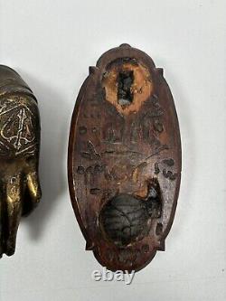 Ancien Heurtoir de Porte en Bronze Maroc ou Algérie XIXe Art Mauresque Maghreb