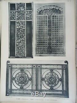 Ancien catalogue LA FERRONNERIE MODERNE art deco wrought iron 1920 bauhaus SUBES