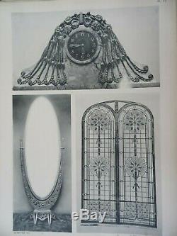Ancien catalogue LA FERRONNERIE MODERNE art deco wrought iron 1920 bauhaus SUBES