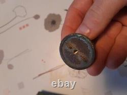 Ancien gros heurtoir de porte poignée de porte à clenche en BRONZE poids 985 g