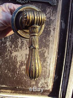 Ancien heurtoir de porte en bronze 19 ème