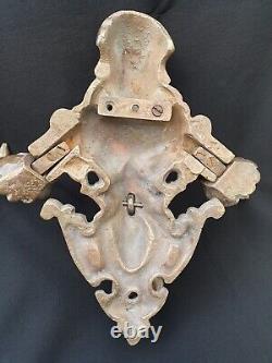 Ancien heurtoir de porte en bronze fin XIXè début XXè, poids 3kg