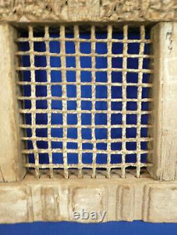 Ancien moucharabieh / grille fer forgé Inde N°10