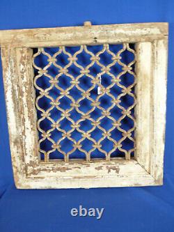 Ancien moucharabieh / grille fer forgé Inde N°6