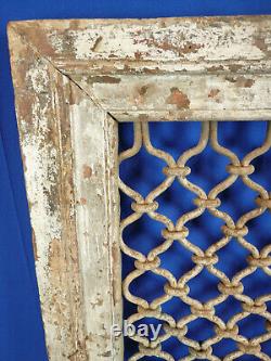 Ancien moucharabieh / grille fer forgé Inde N°8