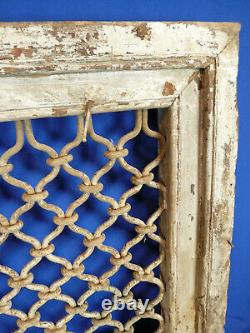 Ancien moucharabieh / grille fer forgé Inde N°8