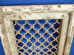 Ancien moucharabieh / grille fer forgé Inde N°8