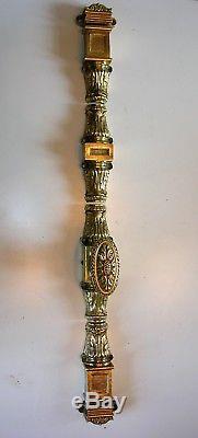 Ancienne cremone bronze poignee porte fenetre quincaillerie chateau maison