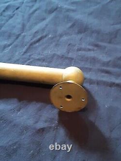 Ancienne poignée de porte bâton de maréchal bronze, laiton, commerce, hôtel, 96 Cm