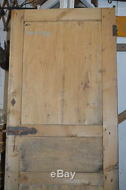 Ancienne porte en sapin et hêtre / 2m de haut x 80 de large