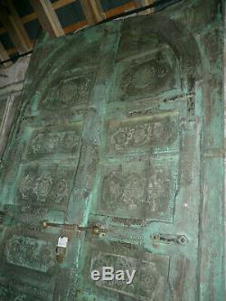 Ancienne porte indienne 110 x 213 x 7 cm