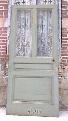 Ancienne porte intérieur vitrée
