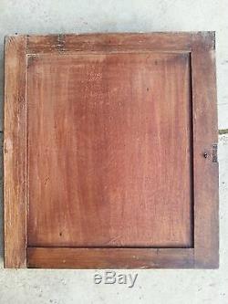 Antique Pair French 19th Architectural Salvage Carved Wood Door