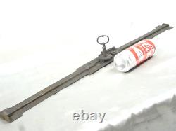 Antique Serrure 2 Point Fer Forge Bronze Porte Meuble Empire Restauration