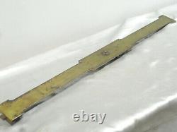 Antique Serrure 2 Point Fer Forge Bronze Porte Meuble Empire Restauration