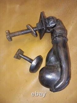 Authentique heurtoir de porte ancien, complet la Main à la pomme