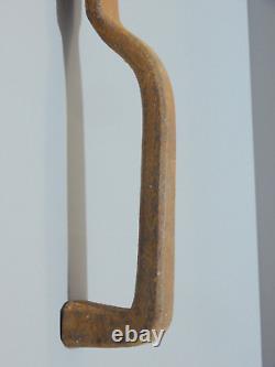 -BEAU HEURTOIR MARTEAU DE PORTE FER FORGE HAUTE EPOQUE XVII/XVIIIe COLLECTION D