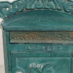 Boîte À Lettres Murale En Fonte Style Anglais Vintage Rétro Sans La Clé