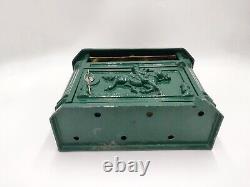 Boite Aux Lettres Ancienne Anglaise POST en aluminium vert UK